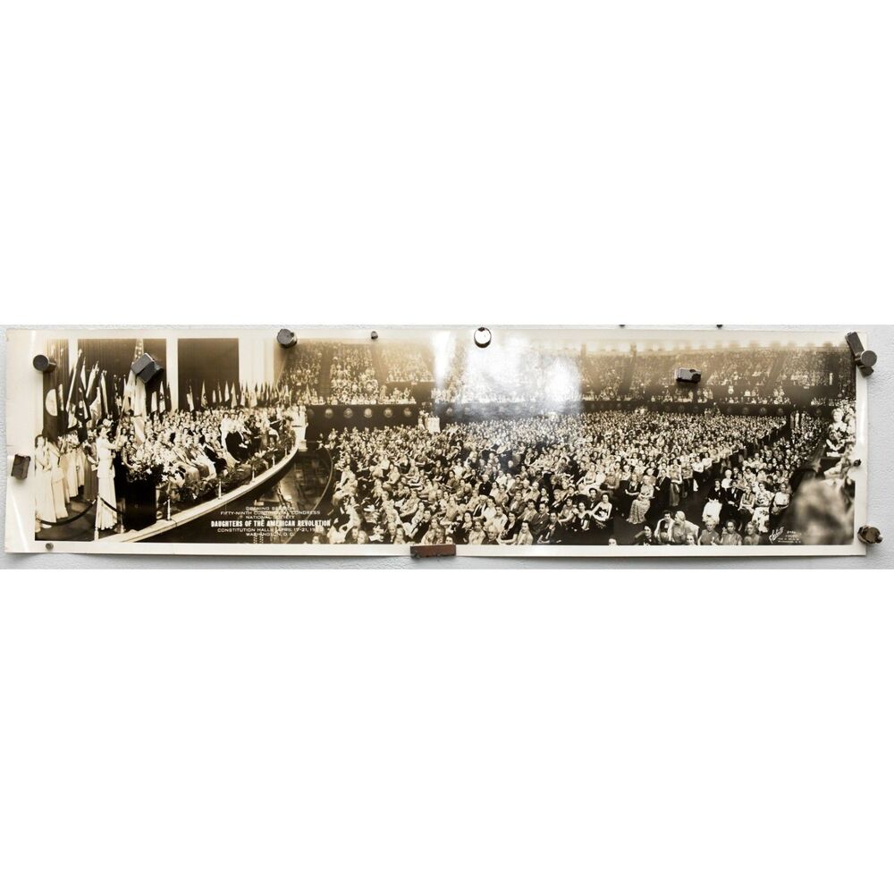 1950 DAR Constitution Hall Panoramic Photo DAR Continental Congres Washington DC